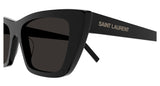 Saint Laurent Womens Mica Cat Eye Sunglasses In Black