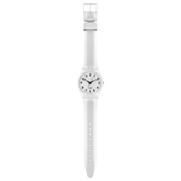 Swatch Just White Soft Unisex Watch
