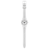 Swatch Just White Soft Unisex Watch