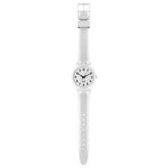 Swatch Just White Soft Unisex Watch