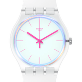 Swatch Polawhite Pay Watch In White