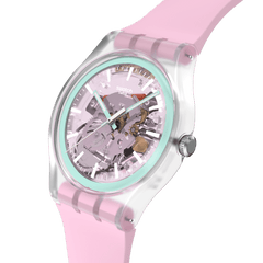 Swatch Perfectly Pink Pay Watch For Women