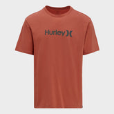 Hurley Mens One And Only Short Sleeve T-Shirt In Marsala
