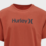 Hurley Mens One And Only Short Sleeve T-Shirt In Marsala