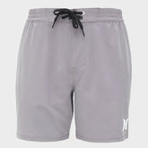 Hurley Mens Icon Elastic 17'' Volley Shorts In Charcoal