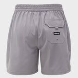 Hurley Mens Icon Elastic 17'' Volley Shorts In Charcoal