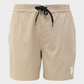 Hurley Mens Icon Elastic 17'' Volley Shorts In Dune