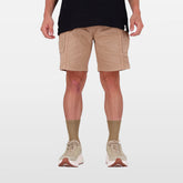 Salomon Mens Sport Cargo Short In Khaki
