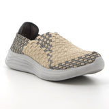 Rock Spring Ladies Impala Elastic Sneakers In Beige/Grey