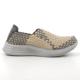 Rock Spring Ladies Impala Elastic Sneakers In Beige/Grey