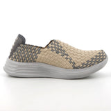 Rock Spring Ladies Impala Elastic Sneakers In Beige/Grey