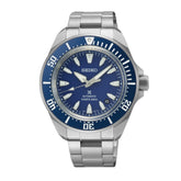 Seiko Mens X Auto Diver Blue Dial Watch In Silver