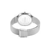 Obaku Men`s Oktant Lille Steel 32mm Silver Watch