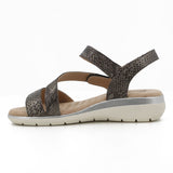 Hush Puppies Ladies Soft Gillian Cumfort Sandal In Pewter