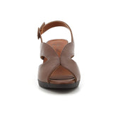 Hush Puppies Ladies Soft Sinead Heels In Cognac
