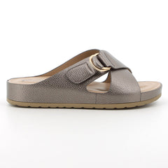 Hush Puppies Ladies Soft Pewter Tanika Sandals