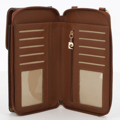 Pierre Cardin Guliana Core Mobile Sling Bag In Brown
