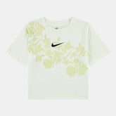 Nike Girls Lace It Up Boxy Tee T-Shits In Volt Tint