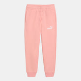 Puma Girls Essential No.1 Logo Sweatpants In Peach