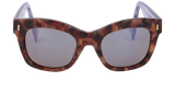 Fendi Tortoise Frame Sunglasses For Womens In Violet