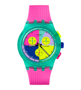 Swatch Neon Flash Arrow Colours Watch