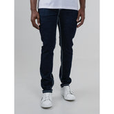 Ben Sherman Mens Saddle Stitch Slim Fit Dark Navy Jeans