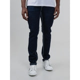 Ben Sherman Mens Saddle Stitch Slim Fit Dark Navy Jeans