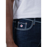 Ben Sherman Mens Saddle Stitch Slim Fit Dark Navy Jeans