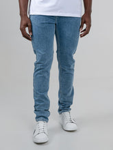 Ben Sherman Mens Saddle Stitch Slim Fit Light Blue Jeans