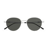 Saint Laurent Unisex Metal Sunglasses In Silver