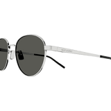 Saint Laurent Unisex Metal Sunglasses In Silver
