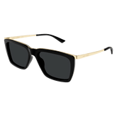 Saint Laurent Mens Sunglasses In Black And Gold