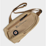 Ben Sherman Mens Satchel Crossbody Bag In Wheat