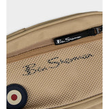 Ben Sherman Mens Satchel Crossbody Bag In Wheat