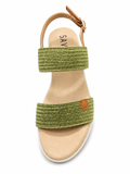 Savoy Ladies Casual Summer Sandals In Green