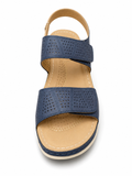 Savoy Ladies Strap Sandals In Navy