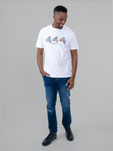 Ben Sherman Scooter Spray Mens T-Shirt In White