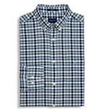 Gant O2. Indigo Check Reg Dark Blue