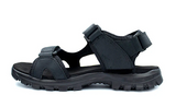 Jeep Mens Trackhawk Open Sandals In Black