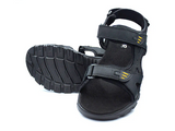 Jeep Mens Trackhawk Open Sandals In Black