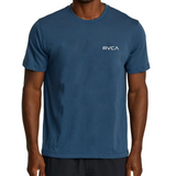 Rvca Mens Rcva Essentials Short Sleeve T-Shirt In Navy