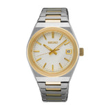 Seiko Gts Ss Dress White 100M