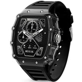 Reflex Active Mens Black Screen Silicone Watch In Black