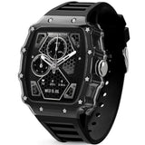 Reflex Active Mens Black Screen Silicone Watch In Black