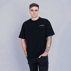 Fade Signature Boxy T-Shirt Black