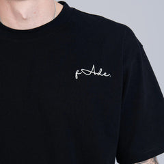 Fade Signature Boxy T-Shirt Black