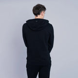 Fade Mens Signature Hooded Sweatshirt In Black