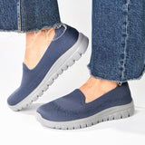 Skechers 100697 Womens Graceful Shoes Navy