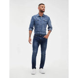 Guess Mens Slim Tapered Denim Blue