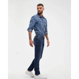 Guess Mens Slim Tapered Denim Blue